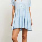 These Three Boutique Light Blue Dress  Mini Photo 0
