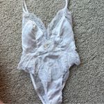 E. Bole NWT Lace Camisole Teddy with Music Sz Medium Wedding Bride Coquette White Photo 1