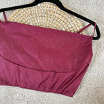 Lulu’s Satin Cowl Burgundy Tank Top Size S Red Photo 3