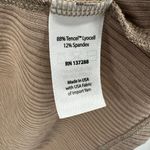 Year Of Ours Cardigan Womens Size XL Brown Ribbed Tie Front Long Sleeve V Neck Photo 5