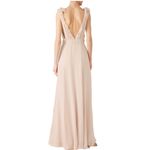 Reformation Peppermint Maxi Dress in Champagne Size Small Photo 9