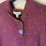 Cabela's Burgundy hooded sweater sz L comfy cozy knit colorful casual basic Photo 2