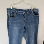Apt. 9  Medium Wash Boot Cut Jeans Women’s Plus Size 24 w/ Jeweled Accents Photo 2
