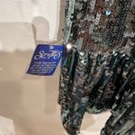 Jovani  Green Sequin Mini Cut Out Dress Sz 10 NWT Photo 5