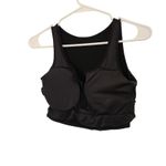 Klassy Network  Black Waffle Knit Lounge Ultra Crop Henley Tank Top Brami Medium Photo 2