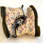 Dr. Martens Rare  1460 Vintage rose Cream floral leather lace up eye boots 7 Photo 1