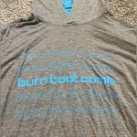Burn‎ Boot Camp Gray Lightweight Hooded Long Sleeve Small Photo 2