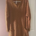 Zenana Outfitters  V-Neck Sweater - Rust Photo 0