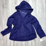 Rebellious One Dark Blue Terry Cloth Plus Size Hoodie 3X Photo 1