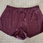 Abercrombie & Fitch Y2K Loungewear Sleep Shorts Womens Large L Purple Boxers Photo 0