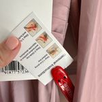 Mac Duggal Mac Duggal Pink Satin Velvet Long Sleeve V-Neck Midi Cocktail Formal Dress- NWT Photo 8