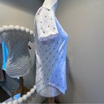 Love Charm  v neck Tshirt white with lightening bolts size medium new with tag. Photo 3