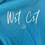 Nordstrom NEW Wst Cst Boxy Crop Oversized Turquoise Blue AC/DC Shirt - Large Photo 2