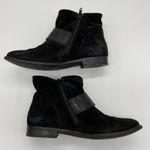 Paul Green Suede Buckle Ankle Boots - Black - US 6/UK 3.5 Photo 3