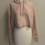 Champion Pink Cropped Hoodie Photo 0
