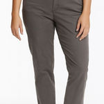 Dockers Women's Size 6 Short Gray Flat Front Bootcut Casual Pants Photo 0