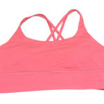 Lululemon  Sports Bra Light/ Med Energy Bra Yoga Workout Activewear Size 10 Coral Photo 0