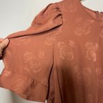 Anthropologie  Current Air Chocolate Wide Leg Jumpsuit Sz 1X Photo 5