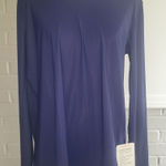Lululemon athletica Long Sleeve Tee - Navy Blue uv protection Photo 0