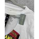 Power Rangers Women's Blouse Cut Out Front Short Sleeve Size 0X White Graphic T Photo 2