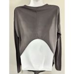 Gymshark Open Back Ark Long Sleeve Shirt Women’s Medium Athletic Gray Top Photo 1