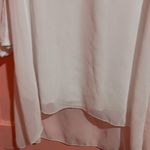 SheIn Sexy white chiffon and silk dress with stylish cut out sleeves romantic look Photo 3