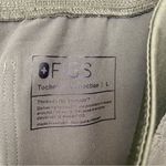 FIGS Yola Skinny Fit Straight Leg 11-Pocket Scrub Pants Moss Green/Orange Large Photo 5