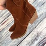Steve Madden  “Wizz” Brown Suede Western Ankle Boots Photo 4