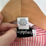 Peck & Peck  pink & white striped cotton stretch button down shirt size medium M Photo 5