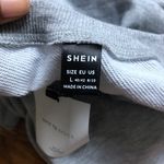 SheIn Gray Cropped Sweatshirt NWT Photo 3