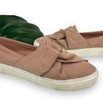 Gap Suede Wrapped Knot Slip-On Sneakers in Blush Pink Photo 2
