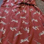 Lands end cat dress small Red Photo 3