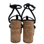 Nine West Womens 9.5 Olander Platform Sandal in Black NEW Photo 5