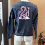 Quiksilver  blue snake pullover sweatshirt Photo 4