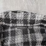 Tweed Plaid Button Down Shirt 2X Black Photo 3