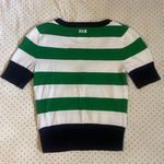 Converse One Star Striped Knitted Crop Top Photo 2