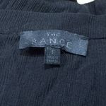 The Range  Black Vapor Voile Shirt Black Button Down Women’s Small Photo 2