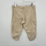 Woolrich  pants women's size 10 beige cropped cargo outdoor active hiking Photo 2