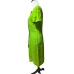Vintage Valentino Boutique 70’s Green Midi Dress Size 10 Photo 10