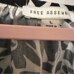 Free Assembly Women's Square Neck Print Mini Dress with Short Sleeves Photo 5