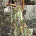 Jovani Multicolor Sequin Open Back Maxi Gown Size 4 Photo 3