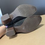 Zodiac  Kaylin Western Ankle Boots Black Suede Leather Heeled Womens 8.5 Booties Photo 4