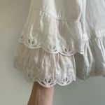 Tory Burch Bateau Top Women 10 White Boho Cottagecore Coastal Grandma Peasant Photo 2