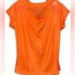 Adidas Climacool Adizero Draped Mesh Neckline Formotion Top, Neon Orange, XL Photo 0