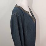Denim Shirt Size 12 Vintage Jean Shirt Newport News Denim Top Photo 1
