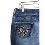 Baby Phat Vintage Y2K Embroidered Cat Cropped Jeans Size 20 Casual Women's Blue Photo 8
