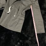 ZARA pinstripes double breasted black pantsuit Photo 4