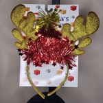 3/$15 Santa's In the House Hair Reindeer Band Photo 1