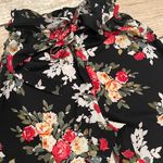 Floral Straight Pants Ankle Crop Summer Pants High Waisted Waist Cord Joggers Track Pants Cargo Pants Casual Pants Multi Photo 5