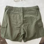 Madewell  Olive Green Utility Cargo Carpenter Shorts Plus Women's Size 33 NWT Photo 3